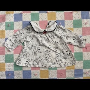 Black and white sweater